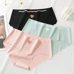 wincly fashion Pack of 3 Women Hipster Multicolor Panty-picture-24