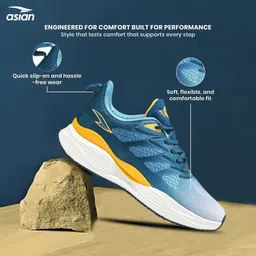 asian Navigator-03 Men’s Running Shoes | Stylish Sports Shoes for Gym & Walking Running Shoes For Men image 3