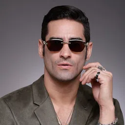 hashtag eyewear UV Protection Retro Square Sunglasses (57) image 2