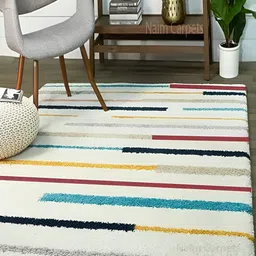 Shopgallery White & Black Geometric Anti-Skid Carpet-image-37