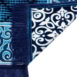 ZESTURE Blue Printed Carpet image 2