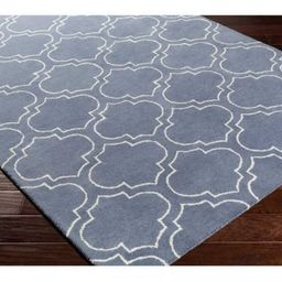 Safiya Carpet Grey Geometric Hand-Tufted Woollen Carpets-picture-41