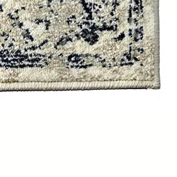 Sapana Carpet-Mats Cream-Coloured Floral Anti-Skid Polypropylene Carpet image 4