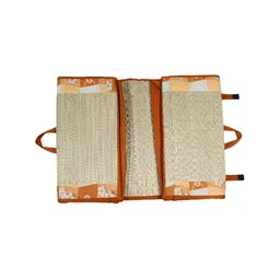 KALA DARSHAN CRAFTS BAZAR Brown Foldable Korai Grass Carpet image 5