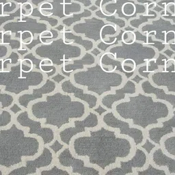 Safiya Carpet Grey Geometric Hand-Tufted Woollen Carpets image 5