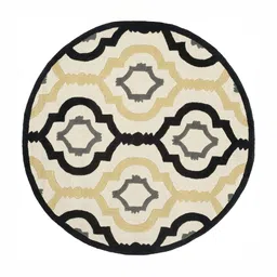 Safiya Carpet Grey Geometric Hand-Tufted Woollen Carpets image 2