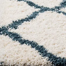 Safiya Carpet Grey Geometric Anti-Skid Polyester Carpets image 2