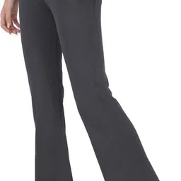 clothza Women Solid Black Track Pants-picture-12