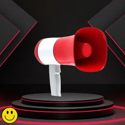 sacro Handheld Megaphone with Siren, Microphone & Rechargeable for Outdoor EventsB448 Bhopu Portable Megaphone, Siren Loudspeaker Function and Long Battery BackupQ448 Outdoor PA System-picture-17