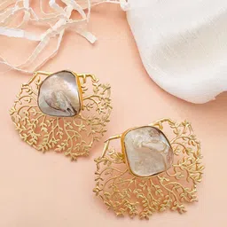 ABDESIGNS Gold-Plated Classic Stud Earrings image 2