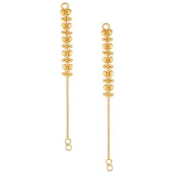 Vighnaharta Gold-Toned Classic Ear Cuff Earrings-picture-26