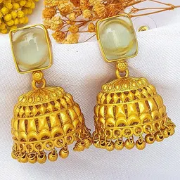 GRIIHAM Contemporary Jhumkas Earrings-picture-16