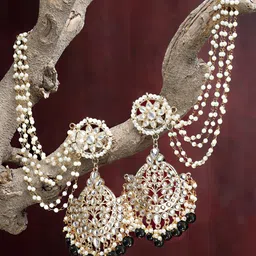 KARATCART Gold Plated Drop Earrings-image-55