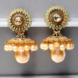 ADIVA Floral Studs Earrings image 1