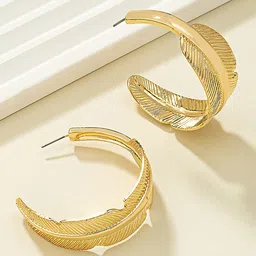 Bellofox Gold-Plated Half Hoop Earrings-picture-39