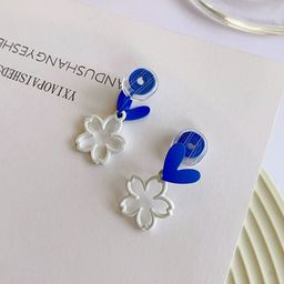 MYKI Gold-Plated Floral Drop Earrings-picture-46