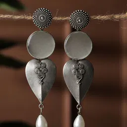 VENI 925 Sterling Silver Contemporary Drop Earrings-picture-13