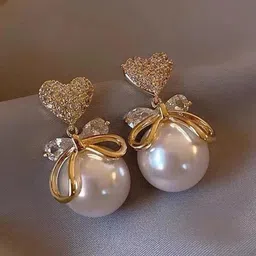 Celestique Gold-Plated Contemporary Drop Earrings-picture-12