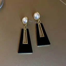 Celestique Pearls Contemporary Drop Earrings-picture-33