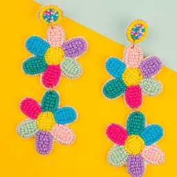 Crunchy Fashion Contemporary Drop Earrings-picture-19