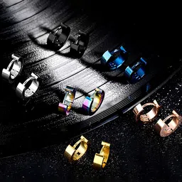 KARISHMA KREATIONS Set Of 5 Contemporary Hoop Earrings-picture-12