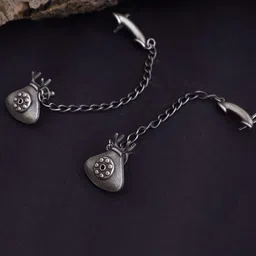 Dulcett Silver-Plated Classic Drop Earrings-picture-41