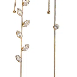 Vembley Gold-Toned Set Of 2 Stylish Ear Cuff Earrings-picture-56