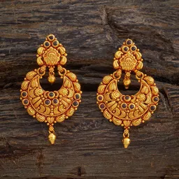 Kushal's Fashion Jewellery Spherical Chandbalis Earrings-picture-51