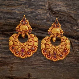 Kushal's Fashion Jewellery Spherical Chandbalis Earrings-picture-43