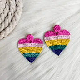 Crunchy Fashion Heart Shaped Drop Earrings-picture-30