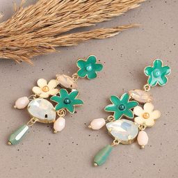 DressBerry Gold Plated Drop Earrings-image-51