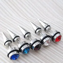 KARISHMA KREATIONS Men Set Of 11 Contemporary Studs Earrings-picture-26