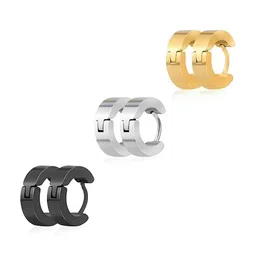 KARISHMA KREATIONS Set Of 3 Contemporary Studs-picture-27