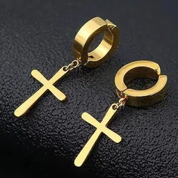 KRYSTALZ Religious Cross Contemporary Studs Earrings-picture-13