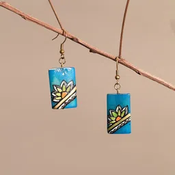 AAKRITI ART CREATIONS Brass-Plated Classic Drop Earrings-picture-12