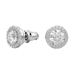 SWAROVSKI White Contemporary Studs Earrings image 2