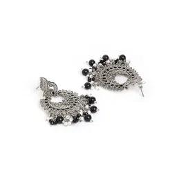 Anouk Brass-Plated Beaded Floral Chandbalis image 2