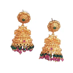 GRIIHAM Contemporary Jhumkas Earrings image 4