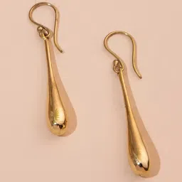 Studio One Love Pack Of 3 Brass-Plated Contemporary Drop Earrings image 2