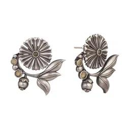EL REGALO Oxidised Contemporary Drop Earrings image 2