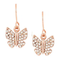JOKER & WITCH Rose Gold-Plated Contemporary Drop Earrings image 5