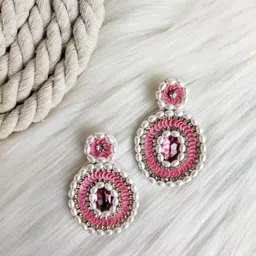 Crunchy Fashion Oval Drop Earrings image 2