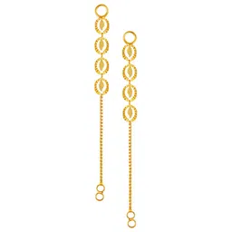 Vighnaharta Set Of 2 Gold-Plated Classic Ear Cuffs image 3