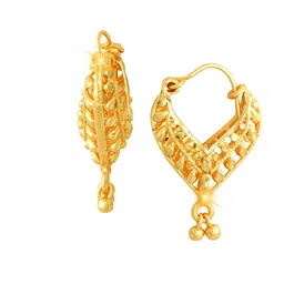 Vighnaharta Set Of 2 Gold-Plated Jhumkas image 2