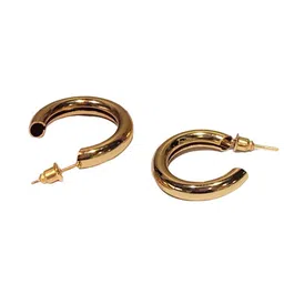 FEMMIBELLA Set Of 6 Gold-Plated Hoop & Stud Earrings image 3