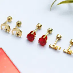 EL REGALO Set Of 3 Stud Earrings image 3