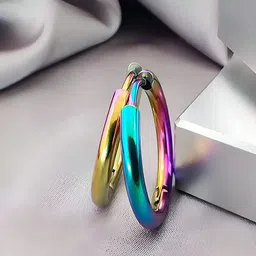 RUHI COLLECTION Circular Hoop Earrings image 3