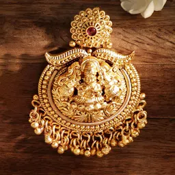 Rubans Gold-Plated Chandbalis Earrings image 4