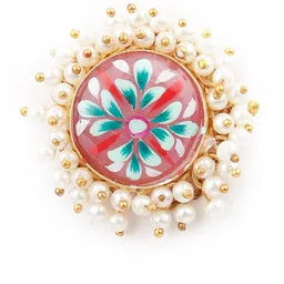 ODETTE Beaded Contemporary Studs Earrings image 3