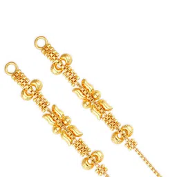 Vighnaharta Set Of 2 Gold-Plated Classic Ear Cuffs image 4